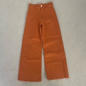 Orange Zara Jeans
